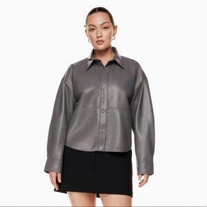 Aritzia Vegan Leather Jacket